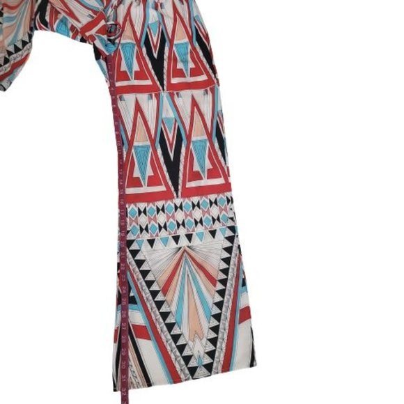 BLACK BEAD Women's Multicolor Palazzo W/ Inner Shorts Wide Leg Pants Size Medium - Picture 12 of 14